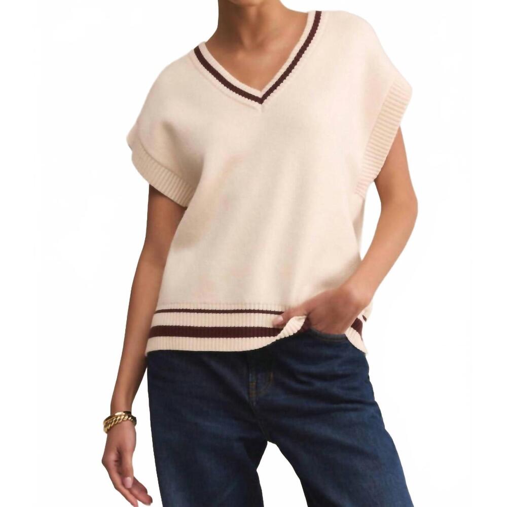 NEW Z SUPPLY fletcher sweater vest in crystal